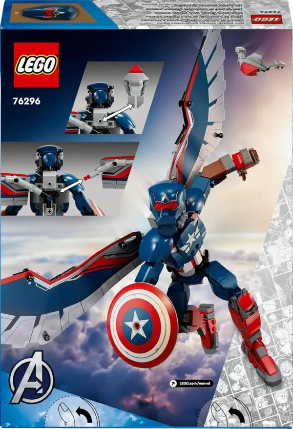 LEGO SUPER HEROES ACTION FIGURES CAPITAN AMERICA 76296
