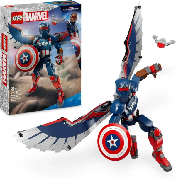 LEGO SUPER HEROES ACTION FIGURES CAPITAN AMERICA 76296