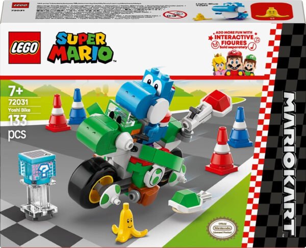 Lego super mario kart moto yoshi 72031