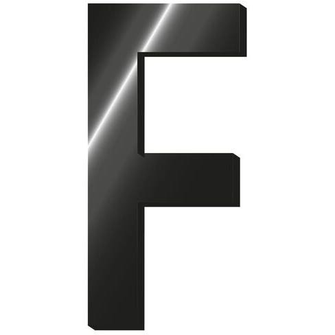 LETTERA ADESIVA IN METALLO - MY
INITIAL - F