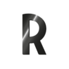 Lettera adesiva in metallo - my initial - r
