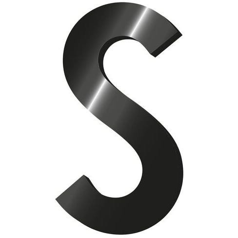 LETTERA ADESIVA IN METALLO - MY
INITIAL - S
