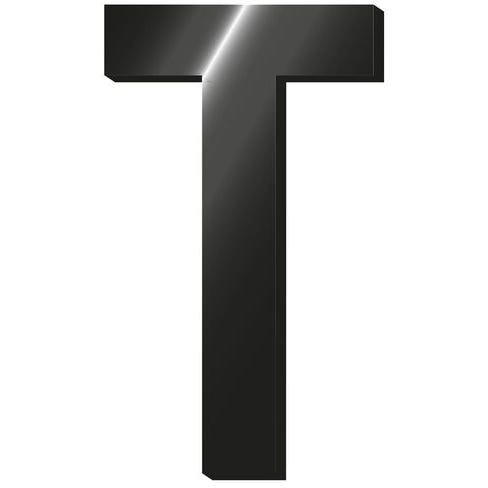 LETTERA ADESIVA IN METALLO - MY
INITIAL - T