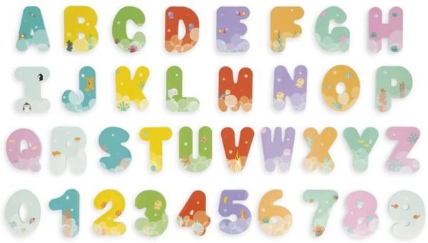 LETTERE E NUMERI DA BAGNO