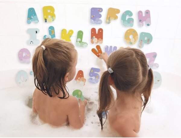 LETTERE E NUMERI DA BAGNO