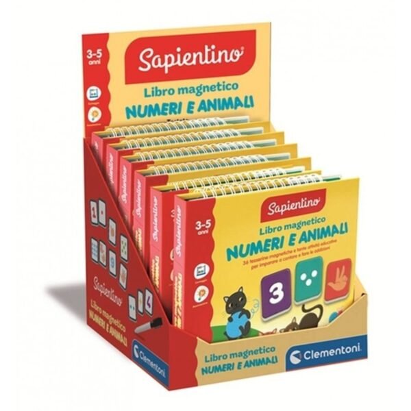 LIBRI MAGNETICI NUMERI E ANIMALI