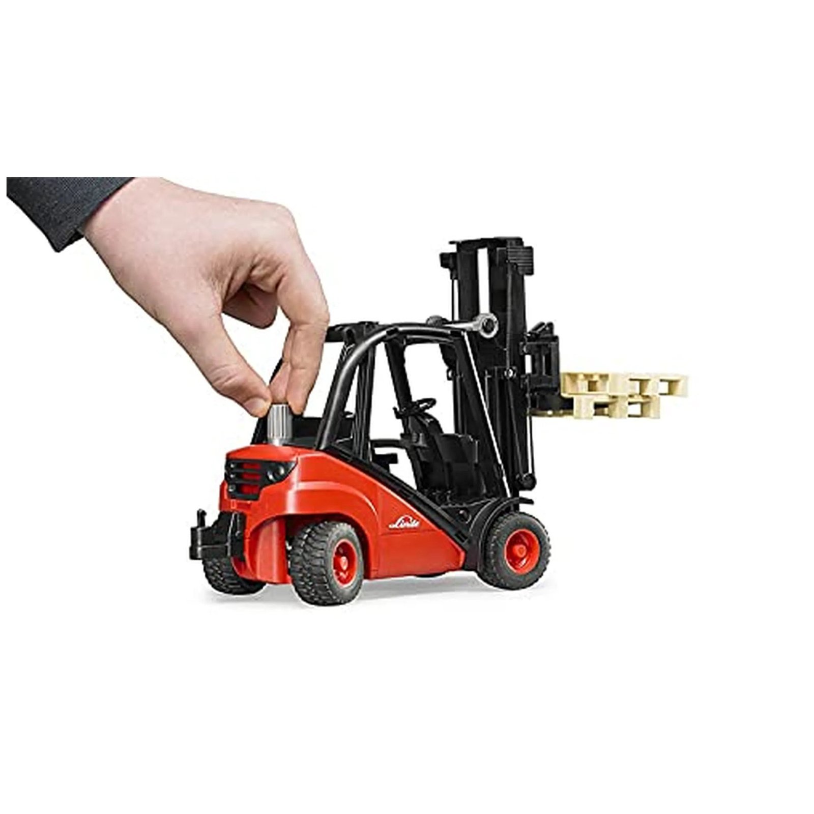Linde fork lift H30D with 2 pallets - immagine 3