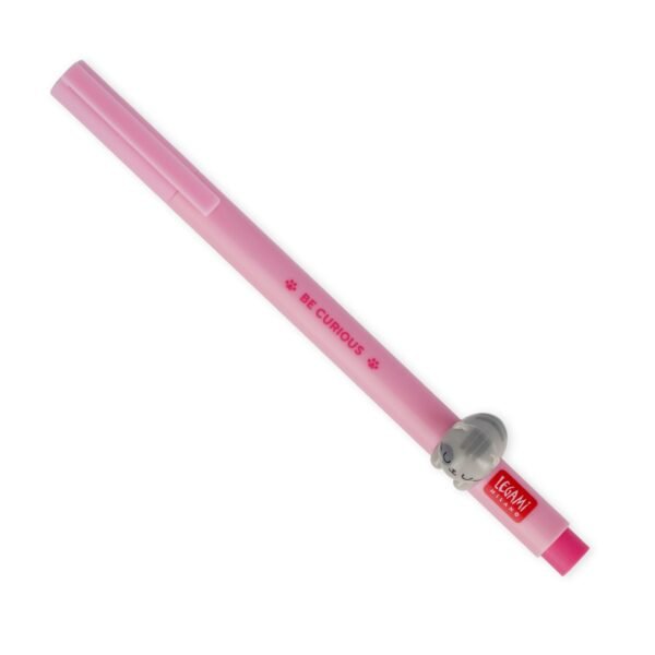 LOVELY FRIENDS - GEL PEN WITH ANIMAL DECORATION - KITTY