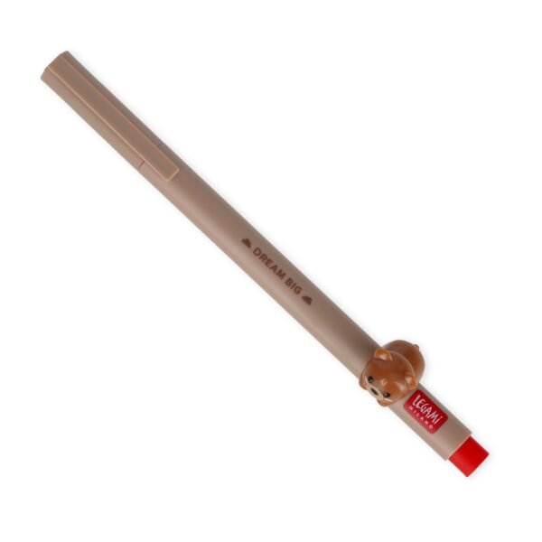 LOVELY FRIENDS - GEL PEN WITH ANIMAL DECORATION - TEDDY BEAR