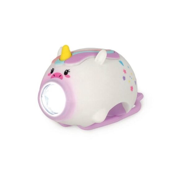 LUCE AN. RICARICABILE PER
BICI - FRONT BICYCLE LIGHT
WITH BELL - UNICORN