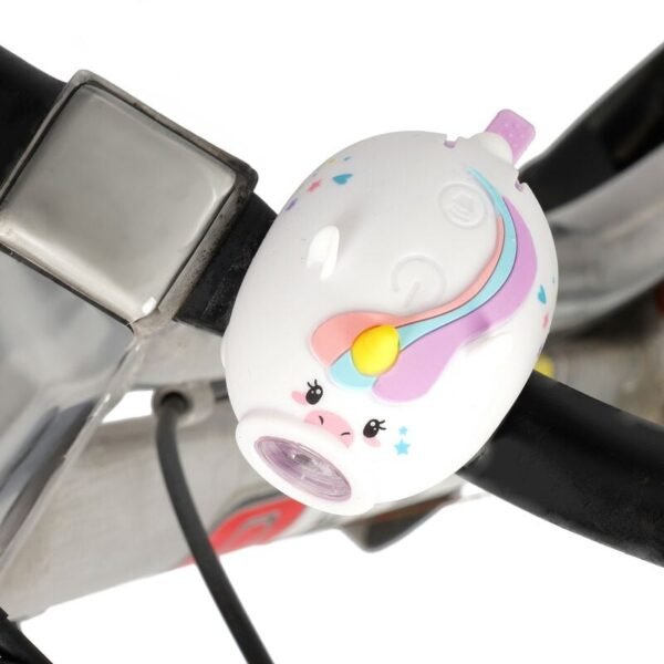 LUCE AN. RICARICABILE PER
BICI - FRONT BICYCLE LIGHT
WITH BELL - UNICORN