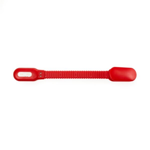 LUCE DA LIBRO RICARICABILE CON CLIP ROSSA KIKKERLAND