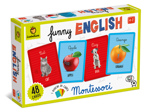 LUDATTICA LE CARTE MONTESSORI - Easy English