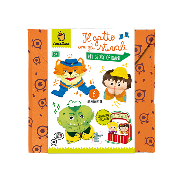 LUDATTICA ORIGAMI DELLE FIABE - IL GATTO CON GLI STIVALI