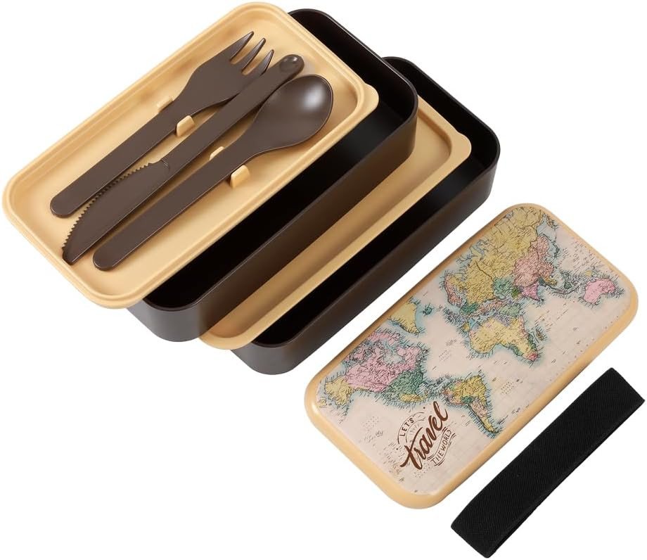 LUNCH BOX OLD MAP - immagine 4