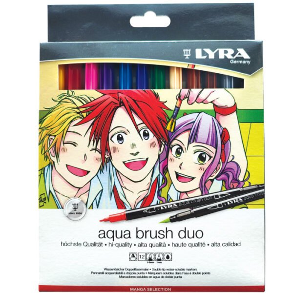 LYR AQUA BRUSH DUO MANGA AST 12 PZ
