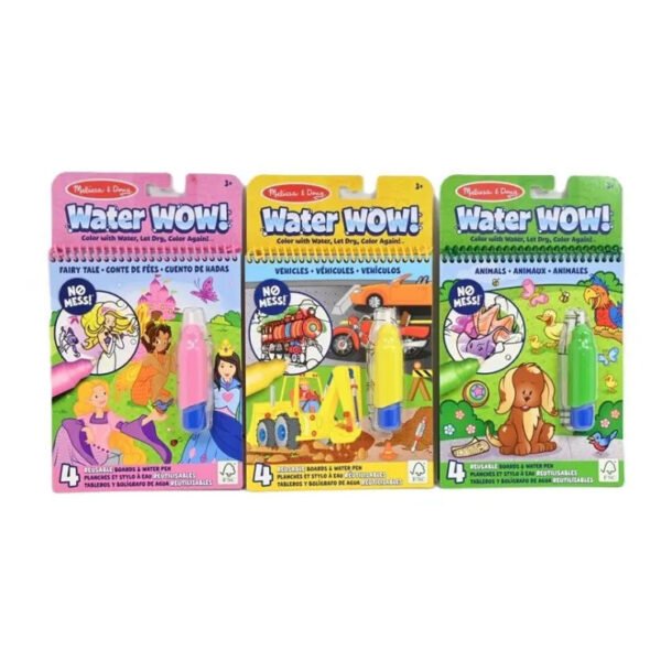 MELISSA & DOUG Water Wow! Assortimento in Vassoio