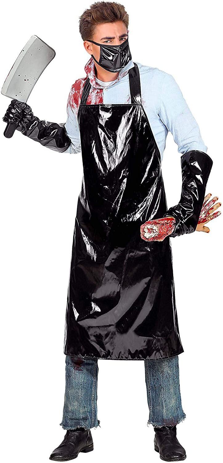 MACELLAIO HORROR (grembiule, guanti, mascherina) TG L/XL