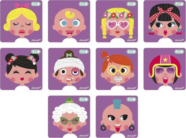 MAGNETI'BOOK CRAZY FACES R