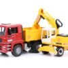 MAN TGA Construction truck + Liebherr Excavator