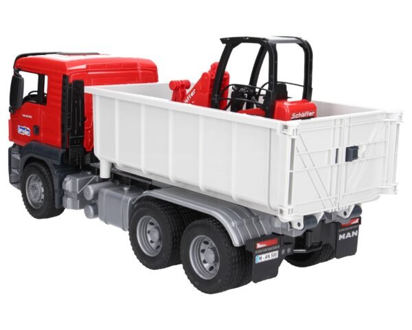 MAN TGS Truck with Roll-Off- Container and Sch&auml;ffer Compact