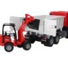 MAN TGS Truck with Roll-Off- Container and Sch&auml;ffer Compact