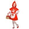 MANTELLINO ROSSO (vestito con sottogonna, grembiule, mantellina con ..