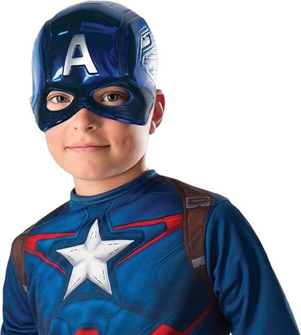 Maschera Cap.America Metallizzata
Rigida