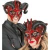 Maschera commedia dell'arte diavolo