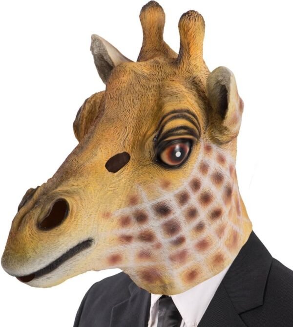 MASCHERA GIRAFFA IN LATTICE C/CAV.