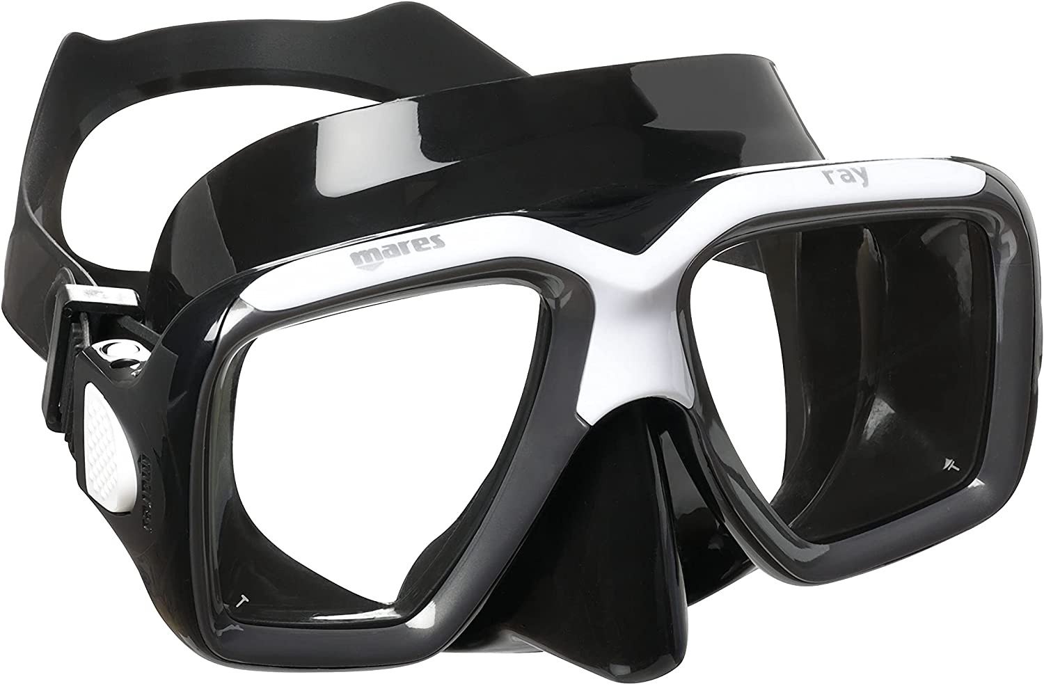 MASCHERA RAY BIANCA ADULT - immagine 3