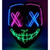 MASCHERA SPAVENTOSA LED COLORATI