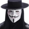 MASCHERA VENDICATORE IN PLASTICA CON CARTELLINO/ETICHETTA