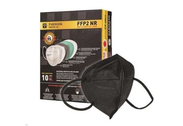 MASCHERINA FFP2 (10 Pz) NERA Confezionata Singolarmente