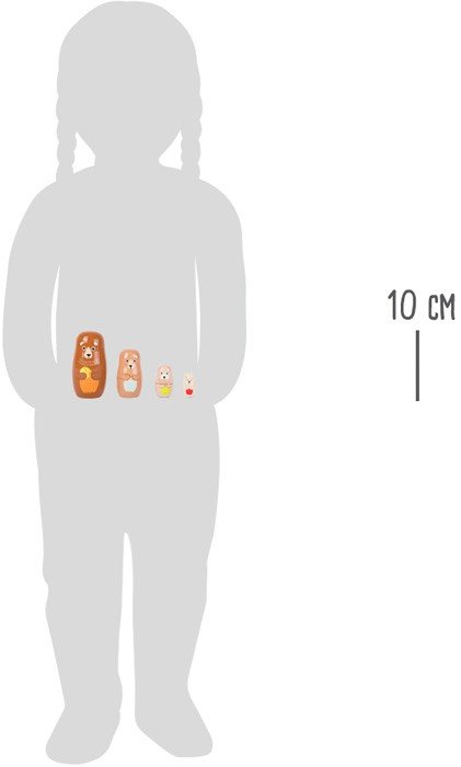 Matriosca Famiglia di orsi