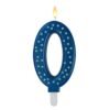 MAXI CANDELA PER TORTA - MAXI CANDLE - BLUE 0