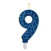 MAXI CANDELA PER TORTA - MAXI CANDLE - BLUE - 9