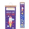 Metro da parete - dream big, little one - space