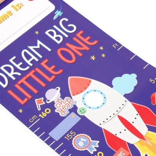Metro da parete - dream big, little one - space