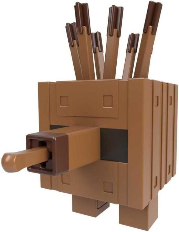 MINECRAFT BADGER PERSONAGGI GYR78 GOLEM DI LEGNO