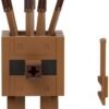 MINECRAFT BADGER PERSONAGGI GYR78 GOLEM DI LEGNO