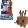 MINECRAFT BADGER PERSONAGGI GYR78 GOLEM DI LEGNO