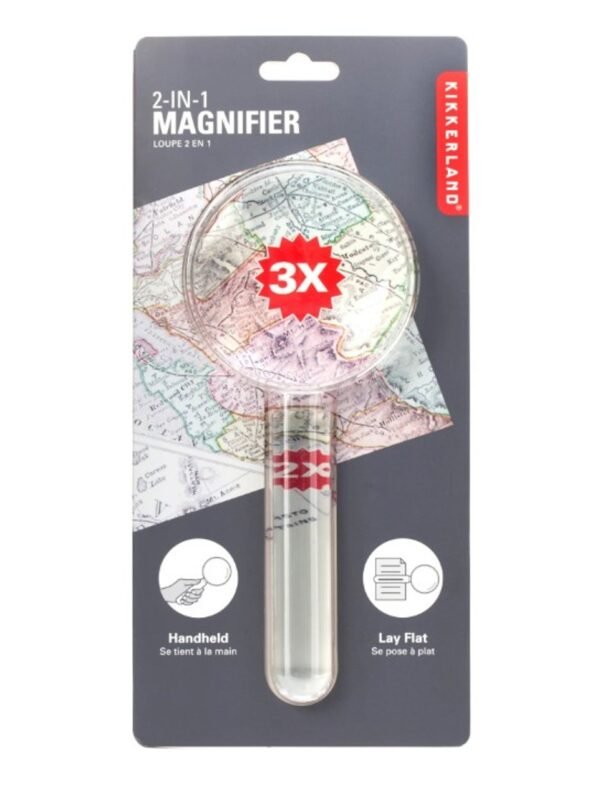 MINI LENTE DINGRANDIMENTO 2 IN 1 KIKKERLAND