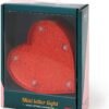 MINI LUCI DECORATIVE - HEART WITH GLITTER