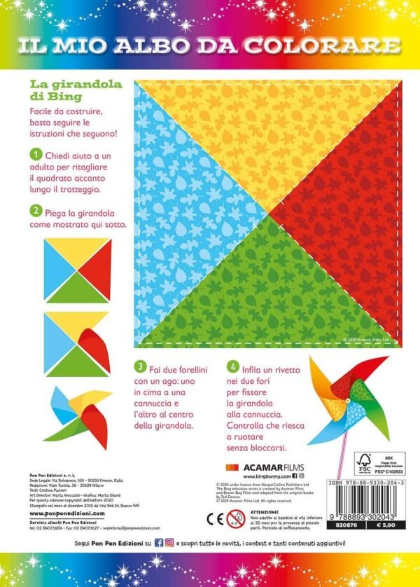 Mondo Di Giochi. Sticker & Color. Bing.