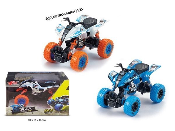 MONSTER CAR QUAD SCALA 1.32 CON RETROCARICA
