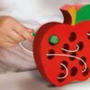 MONTESSORI BABY BRUCO E MELA LEGNO 3D