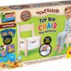 MONTESSORI WOOD TOY BOX CHAIR