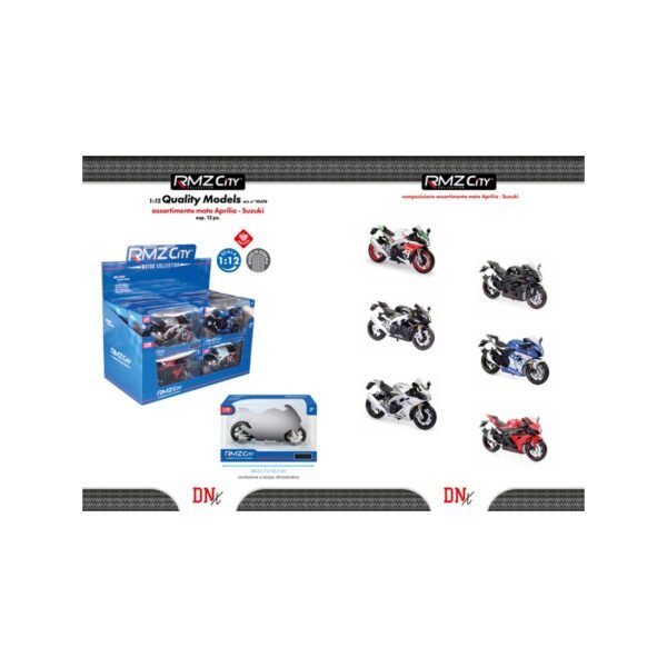 RMZ MOTO APRILIA/SUZUKI SCALA 1:12