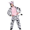 Mucca funny (costume con cappuccio e maschera)